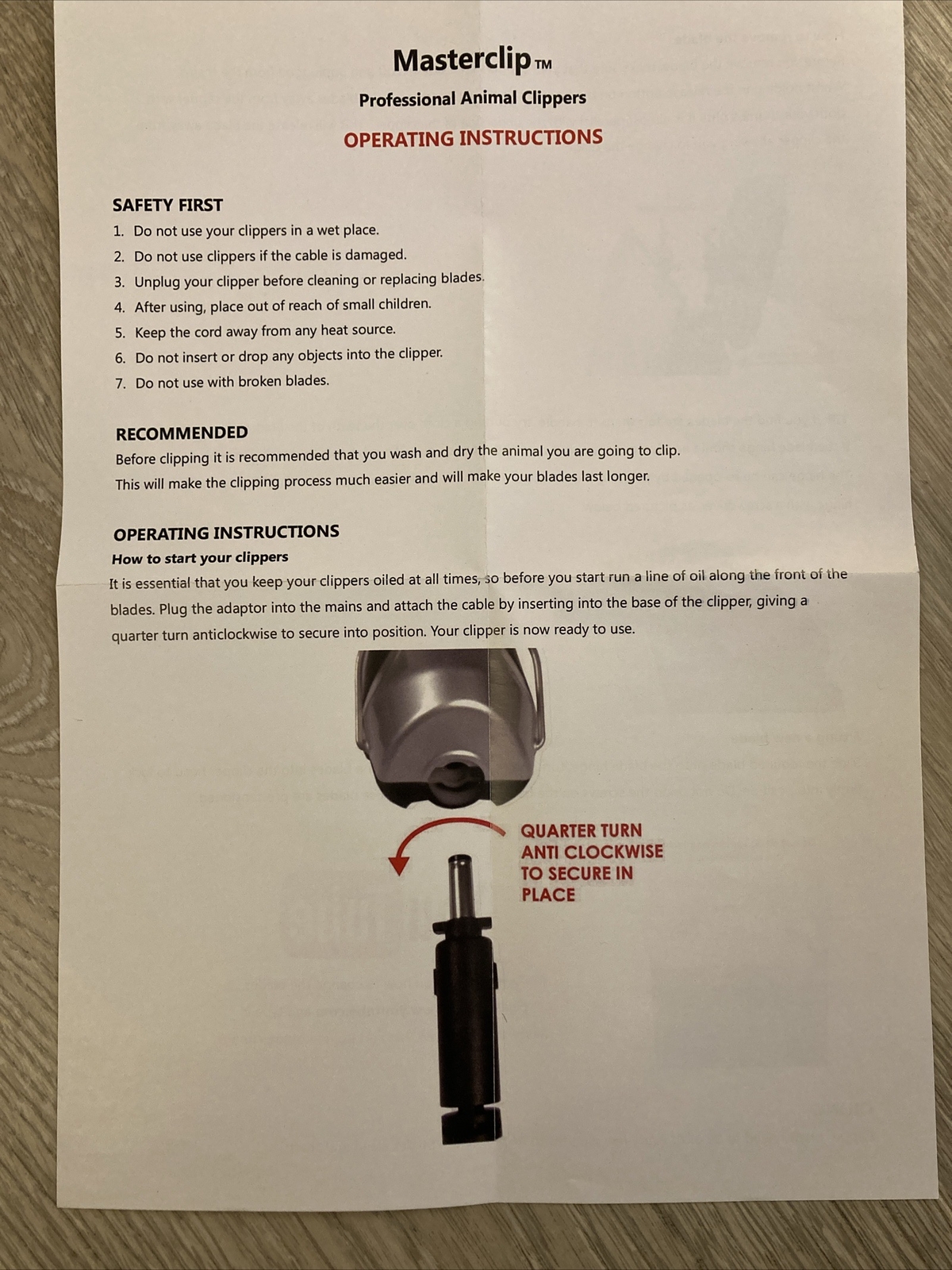 Masterclip Dog Grooming Clippers For Cockapoo/Cavapoochon eBay