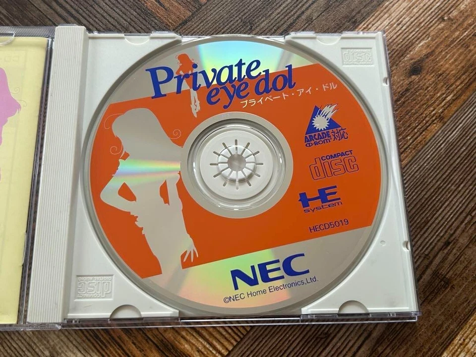 PC Engine SCD PRIVATE EYE DOL Idol Spine SUPER CD ROM with Case Obi Very Good - Image 4 of 4