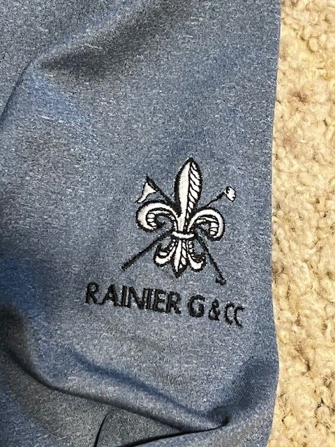 SACAI X NIKE Giacca a vento Nike Golf Storm Fit blu grigia full zip taglia large usata Rainier