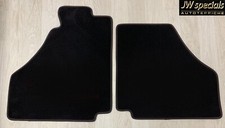 Fußmatten Autoteppiche für Ferrari 430 Spider 2tlg schwarz gelb Nubuk  Velours