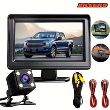 Car Backup Camera 4.3-Inch Rearview Monitor Reverse Camera for Pickup Trucks, SU