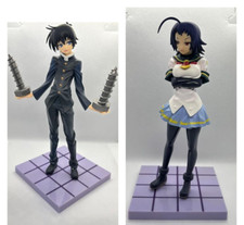 Medaka Box Misogi Kumagawa Kujira Kurokami HG Figure 2 Set Alta Qualità Giappone