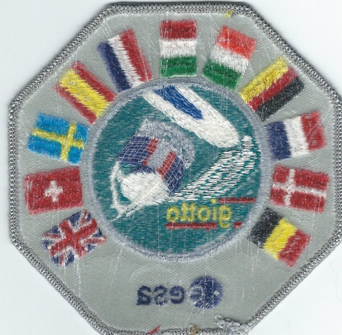 Giotto European Space Agency EESA Mission Patch Space Patch 4 x 4 in. - Picture 2 of 3