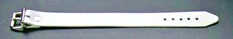 4 Riemen weiss PVC 2,0 x 24,0 cm haltbar wetterfest abwaschbar Planenriemen wow - Bild 2 von 4