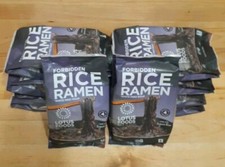 10CT: LOTUS FOODS Gourmet Organic Forbidden Rice Ramen Noodles WHITE MISO SOUP
