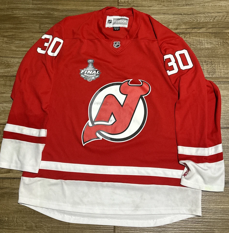 Camiseta De Colección New Jersey Devils 2012 Stanley Cup Finals Martin Brodeur Talla M Foto 3 de 4