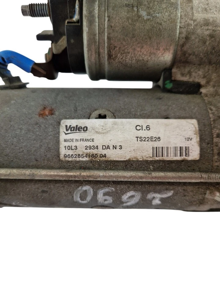 Citroen C3 SC 1.6 Diesel Starter Engine Motor Starter 9662854180 - Image 2 of 4