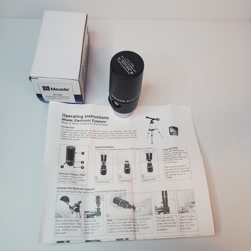 Meade Electronic Eyepiece 07165 .965" for Reflector Telescope Eyepiece