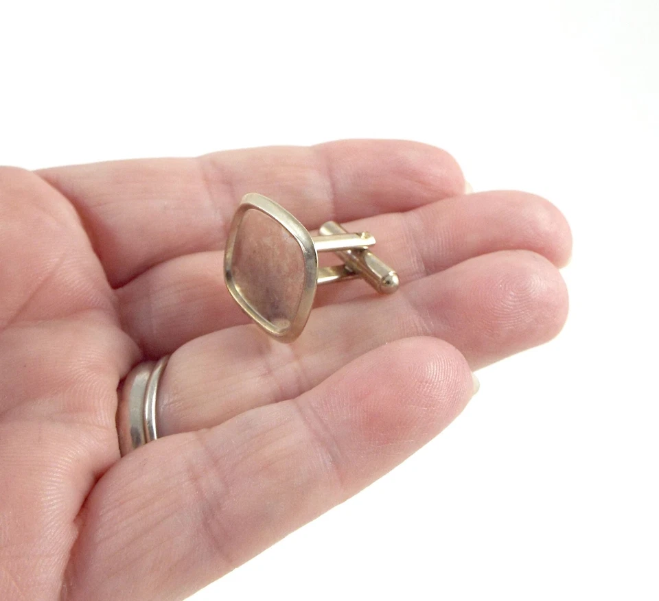 Lote a granel fornituras de gemelos cuadrados de colección en blanco latón en tono dorado Nuevo de Lote de 50 Foto 3 de 4