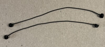 2 Pcs 6.25'' long : LEGO String w/ End Studs Parts & Pieces Black Part # 14226c