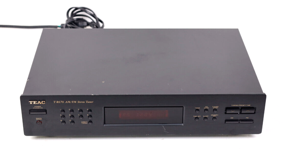 Teac T-R670 AM/ FM Stereo Tuner o928 | eBay