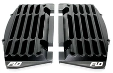 High Flow Radiator Guards - Black Flo Motorsports FLO 754BLK