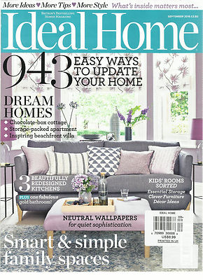 IDEAL HOME, MAGAZINE    SEPTEMBER, 2016      SMART & SIMPLE FAMILY SPACES  