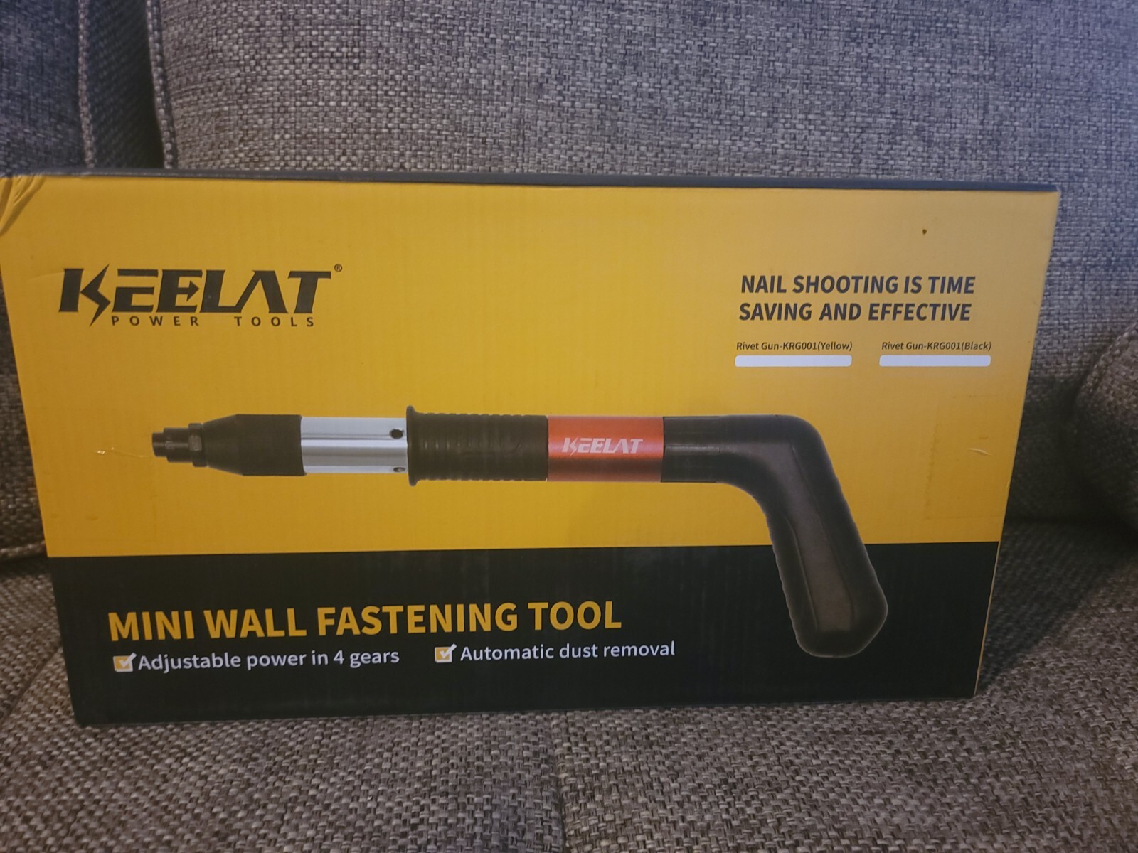 Keelat Wall Fastening Tool Nail Gun Manual Mini Steel Nail Fastening Tool Kit eBay