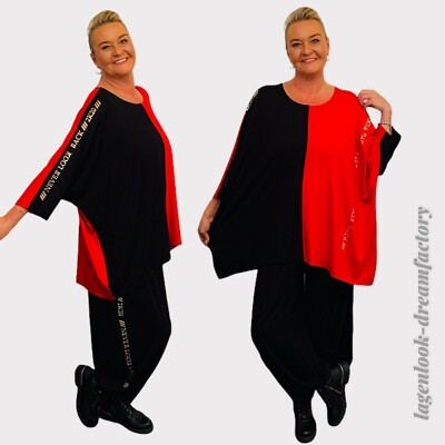 Tunique Oversize Lagenlook Myo - Noir - Taille 44 à 56 - Viscose Jersey - Neuf Avec étiquettes