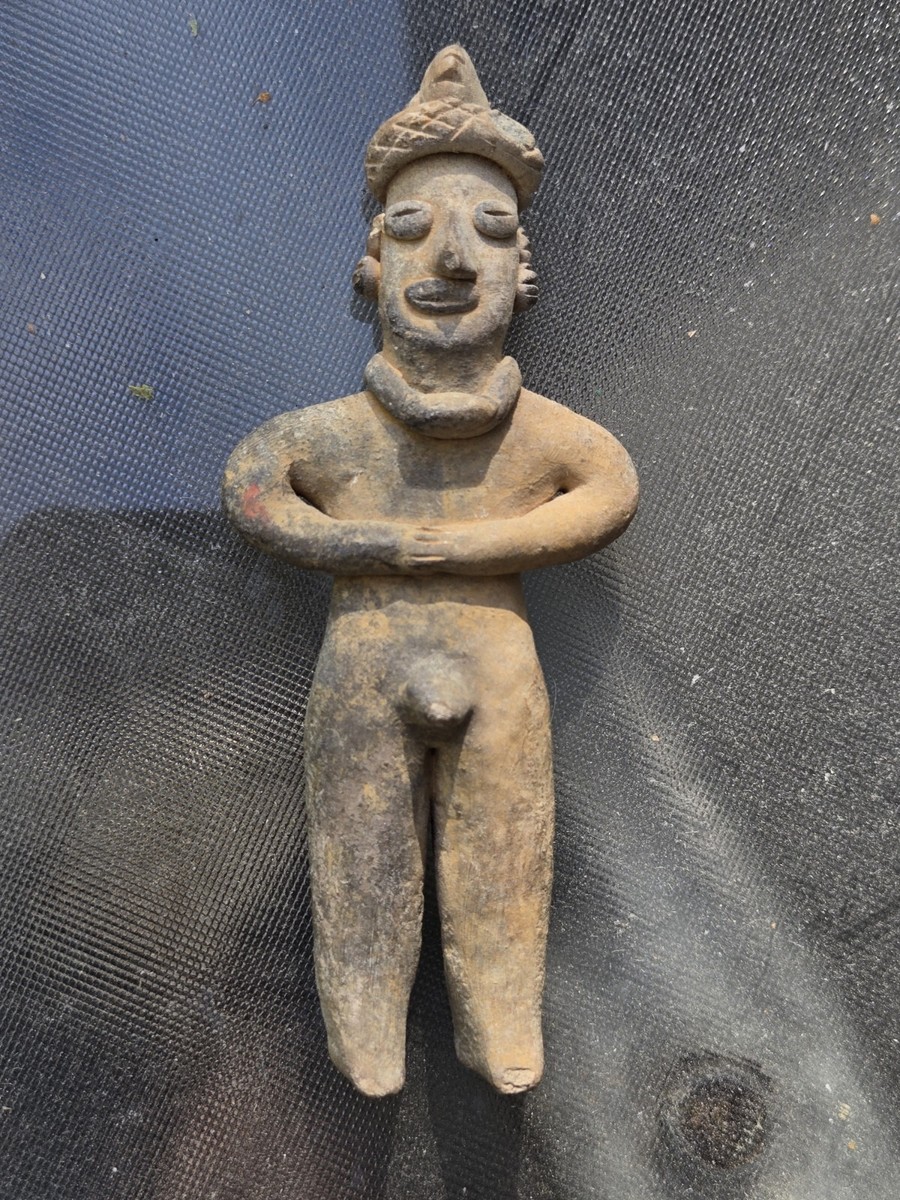 Pre-Columbian West Mexico, Colima Culture Standing Male Figure | eBay
