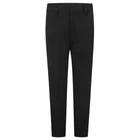 2 pack Boys Black Adjustable Waist Slim Fit School Uniform Trousers Size 8-15 yr
