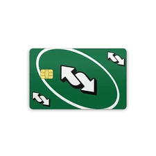 Credit Card Skin Sticker Vinyl Decal Uno Reverse