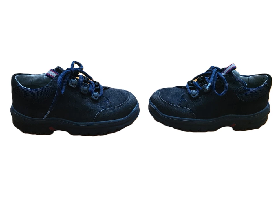 Ricosta Boys Pepino Germany Navy Suede Waterproof Wool Lined Boots Size 12 (30 - Image 3 of 4