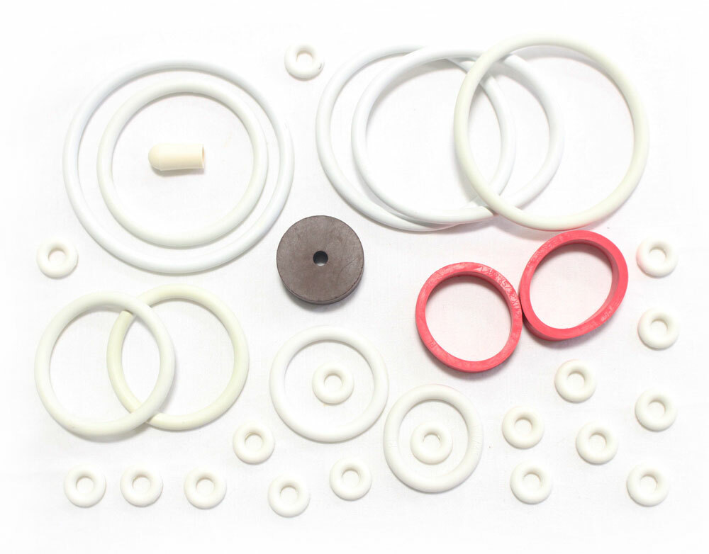 Williams Super Flite Pinball Machine Replacement Repair Rubber Ring Kit White