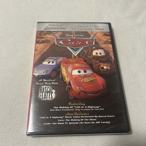 Disney PIXAR Cars Geared-Up BONUS DVD Disc WalMart Exclusive Rascal Flatts New