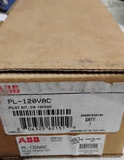 ABB PL-120VAC Pilot Device Kit Green Indicator Light Lamp ON 120V NEW