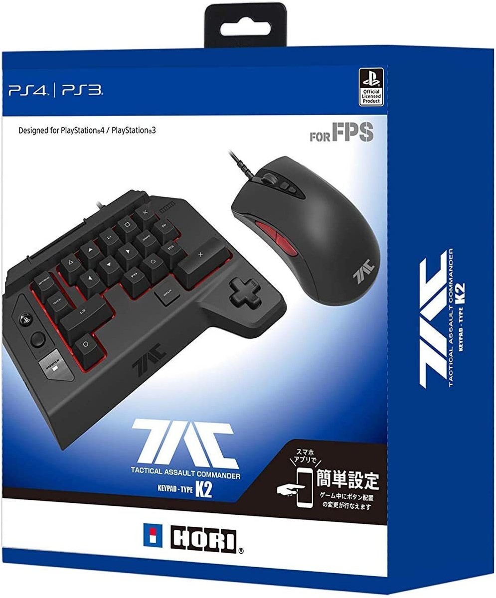 その他 HORI TACTICAL ASSAULT COMMANDER TYPE K2 Hori Tactical Assault Commander K2 for PS4 PS3 PC PS4-124