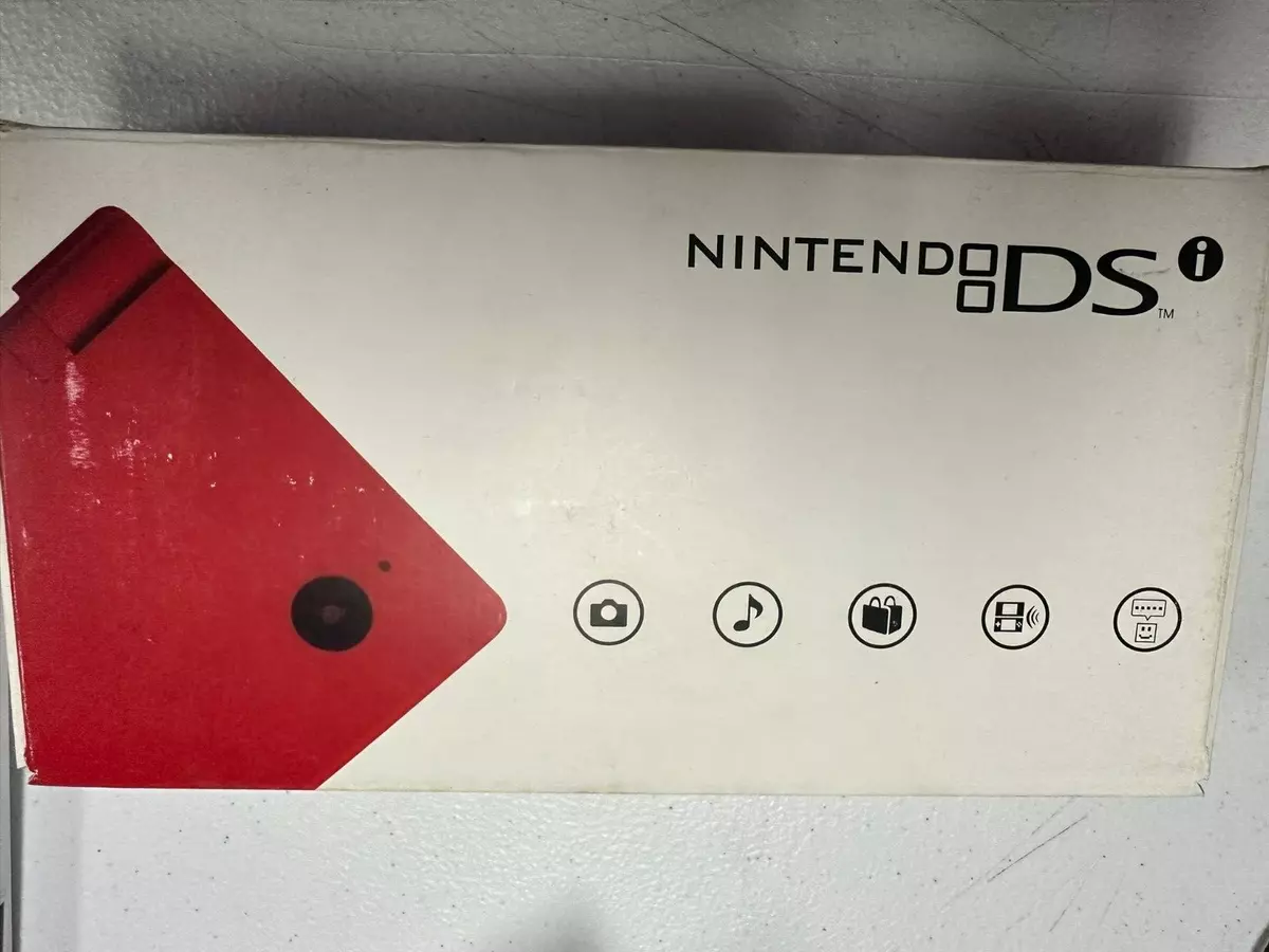 Nintendo DSi Console w/ Charger Tested Working Read, Matte Red