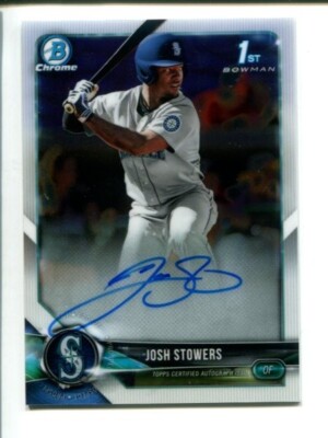 2018 Bowman Draft - Chrome Draft Pick Autographs #CDA-JS  Josh Stowers   Auto