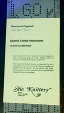 Brother Knitting Machine Punch card Go Team Sport Pattern design Card