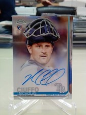 2019 Topps Chrome Rookie Auto Nick Ciuffo Nicholas Ciuffo #RA-NC Rookie Auto RC