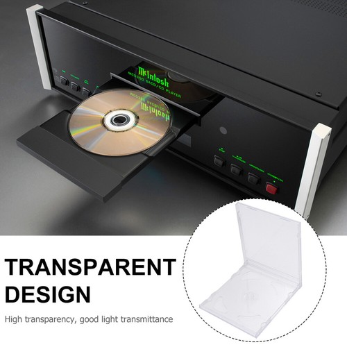 10PCS Clear Jewel Cases Standard Jewel Cases Video Storage Case - Afbeelding 12 van 12
