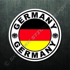 4 German Circle Flag Decal Bumper Sticker Germany Sport Car Decal Euro Fits Bmw