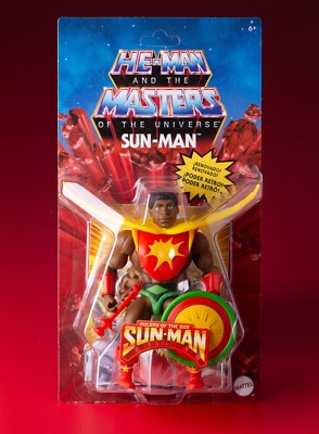 Masters of the Universe MOTU He-Man Sun-Man Doppellogo MOSC