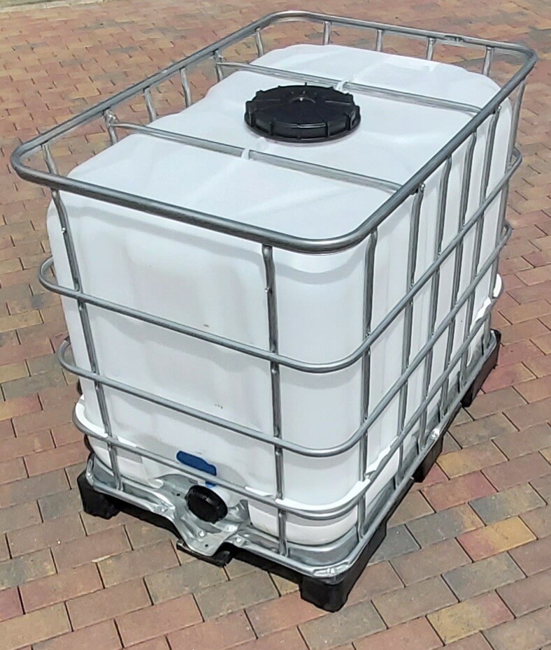IBC Container 1000 L Regenwassertank gereinigt Regentonne KOSTENLOSER