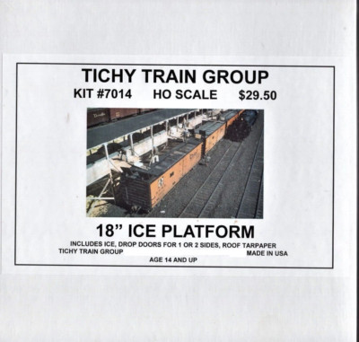 HO Scale Tichy Train Group 7014 Icing Platform/Dock 18'' Kit