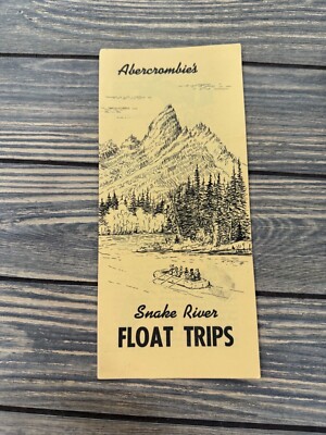 Snake River Float Trips Brochure With Map & Details