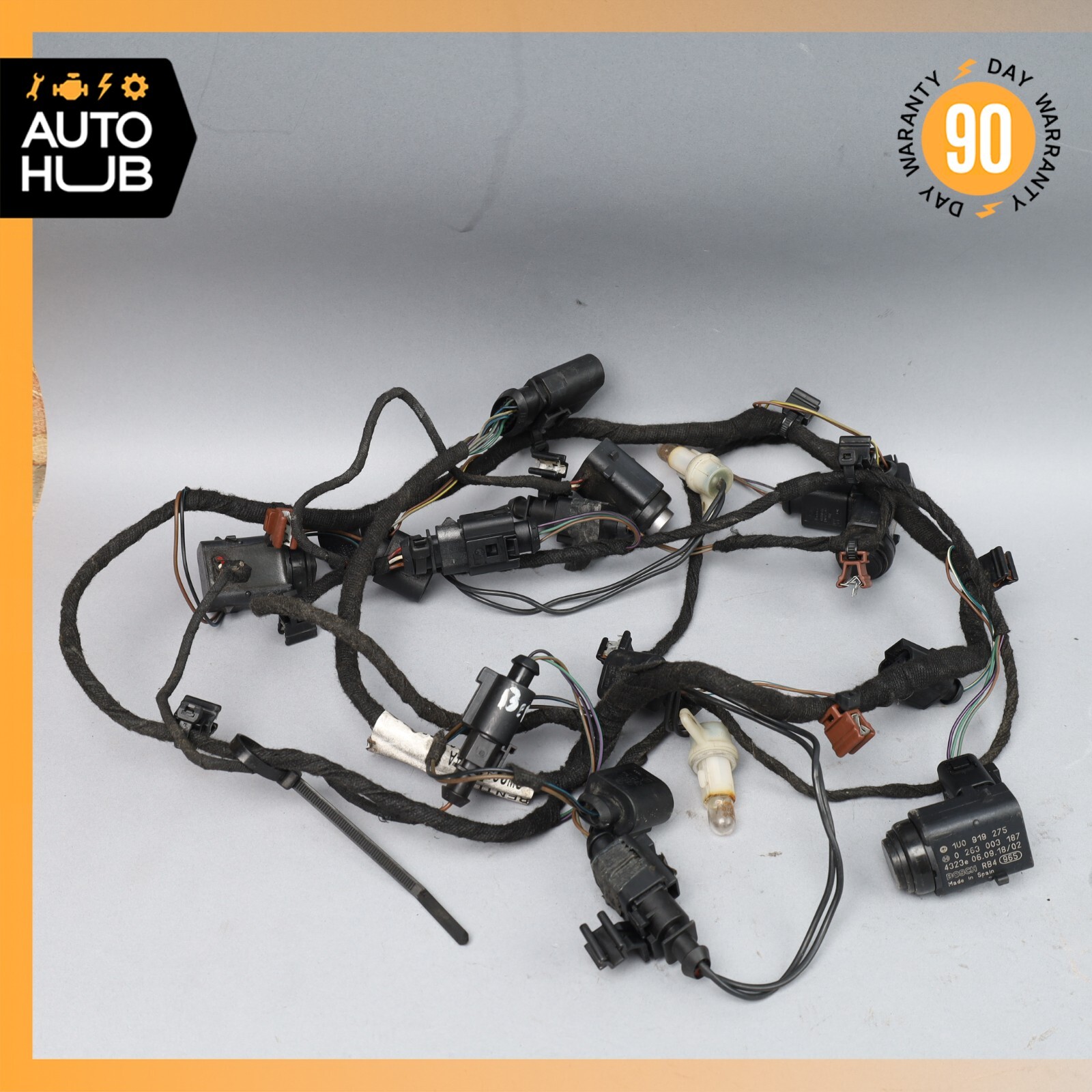 Bentley Continental GT GTC Rear Bumper Parking Sensor Wire Harness PDC OEM 31k