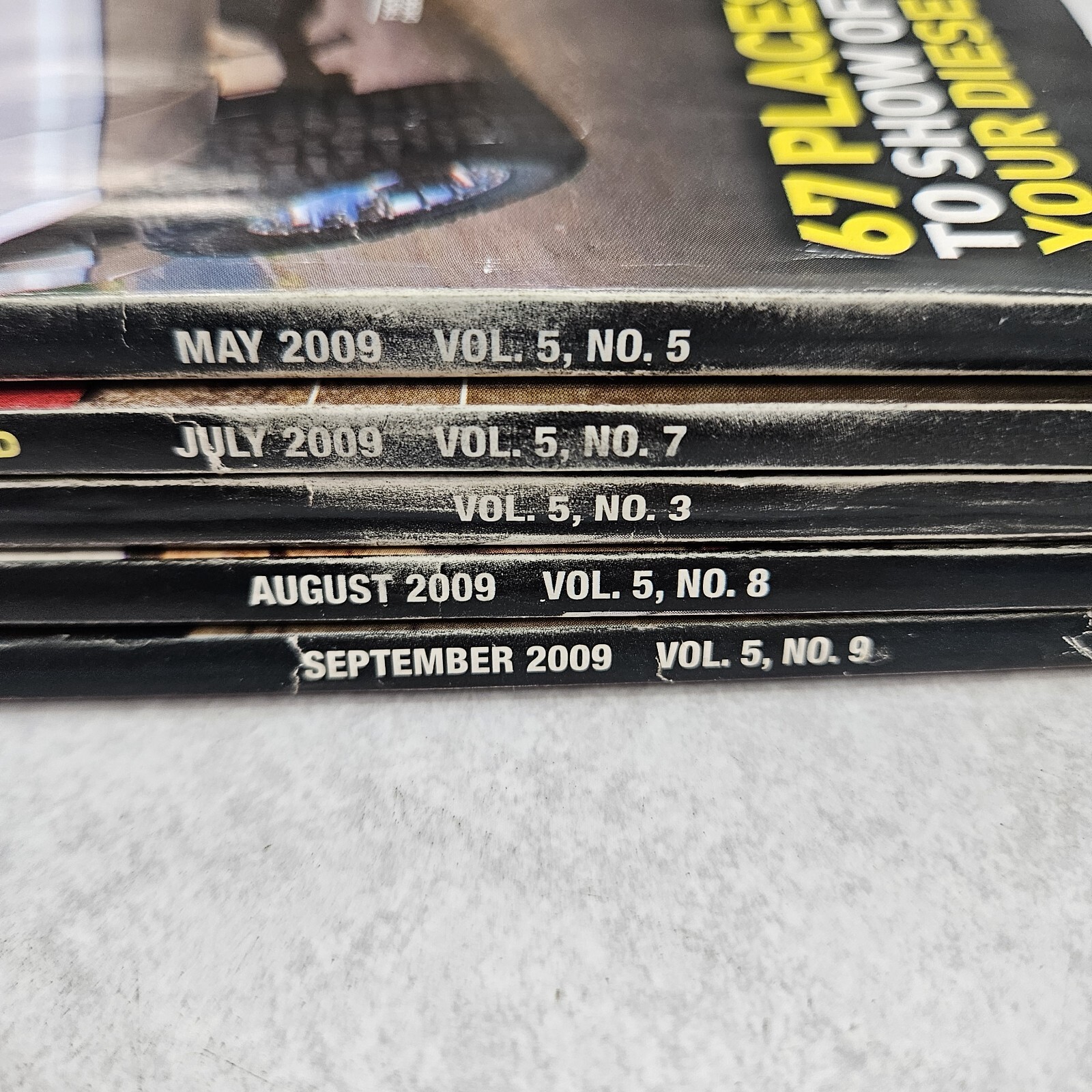 5 Diesel Power Magazines 2009 Back Issues USA Edition Vol 5