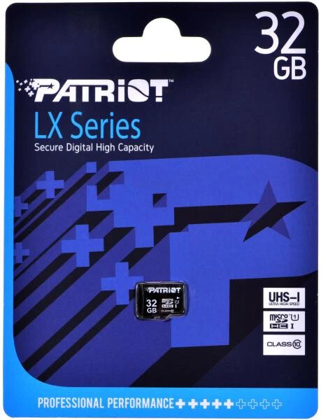 2x PATRIOT LX SERIES 32GB Micro SD ONLY UHS-I - CLASS 10 - MODEL: PSF32GMDC10 * - Image 2 of 2