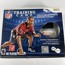 Nintendo Wii NFL Training Camp Drills And Workouts With NFL Players 2010 NEW