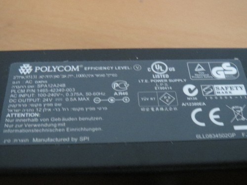 Polycom 2215-44340-102 Fuente de alimentación AC POWER- - Imagen 4 de 7