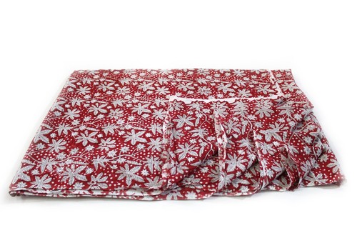 5 Yard Hand Block Printed Cotton Fabric Sewing Craft Floral Dress Making Fabric - Picture 55 of 85