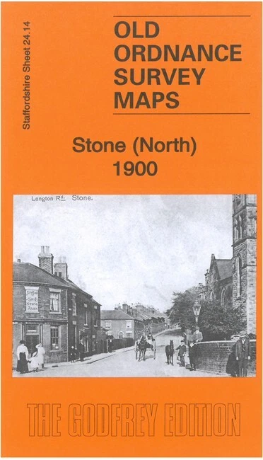 Stone (North) 1900 Staffordshire Sheet 24.14 by Alan Godfrey