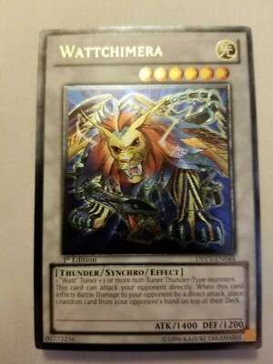 YU-GI-OH WATTCHIMERA 1st edition ULTIMATE RARE N/MINT DREV-EN044 + 