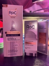 RoC Derm Correxion FILL TREAT Serum Full Sz Serum Stick Firming LOT Of 2 NIB