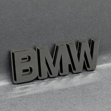 1PC BMW 3D Lettering Emblem – Exterior Badge Decal for Trunk, Fender, or Door
