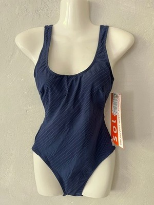 Solar Badeanzug Gr 38 B Blau Bügel Einteiler Neu