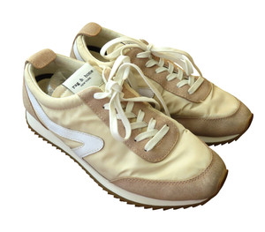 Rag Bone Retro Runner | eBay $280 RAG & BONE Retro Runner LOW TOP Sneaker CREAM MERLOT SUEDE 38  (A3) main image 0