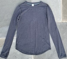 Ivivva by Lululemon Girls Long Sleeve Shirt Size 8 Lightweight Calm To Energy